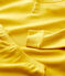 Pijama liso de niña/niño algodón y lyocell amarillo OCRE